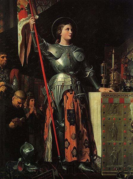 Jean Auguste Dominique Ingres Joan of Arc at the Coronation of Charles VII. Oil on canvas, painted in 1854 Germany oil painting art